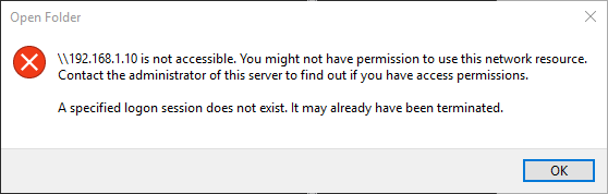 Không truy cập được máy cài OMV